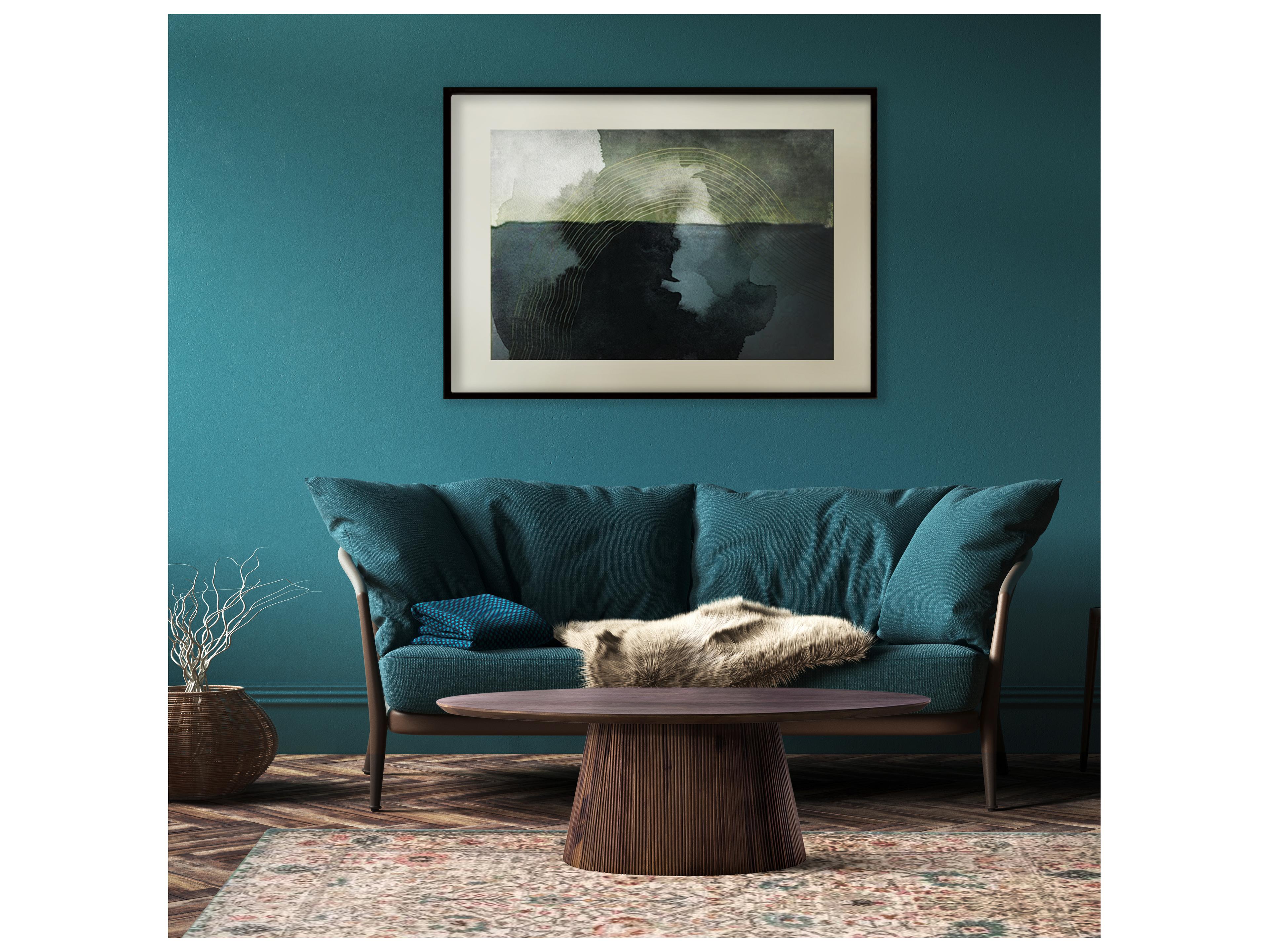 Canarm Madhy Oval Wood Coffee Table