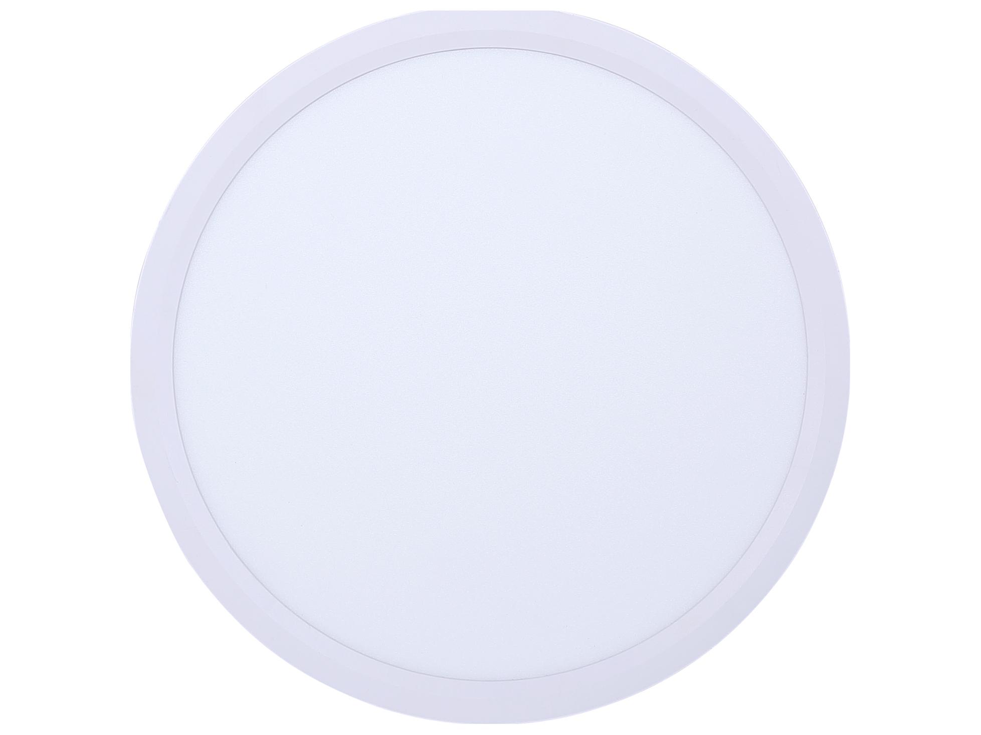 Canarm Smd1225wh 1 -light White LED Round Flush Mount