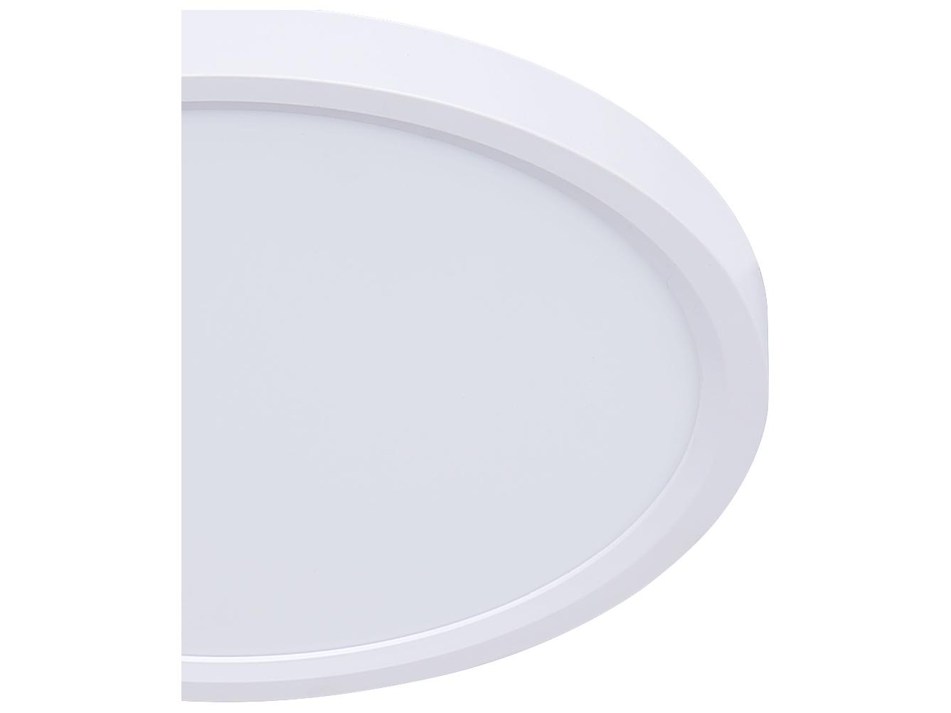 Canarm Smd1225wh 1 -light White LED Round Flush Mount