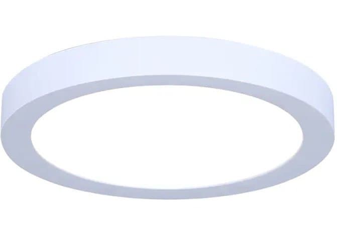 Canarm Smd712wh 1 -light White LED Round Flush Mount