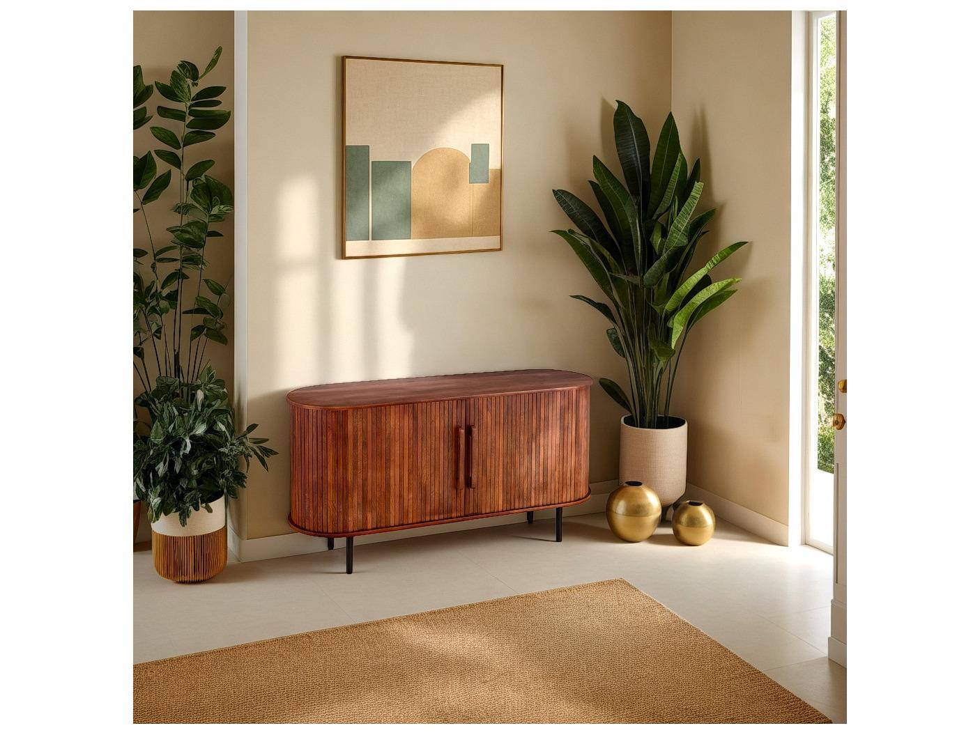 Canarm Elmhurst Oval Wood Console Table