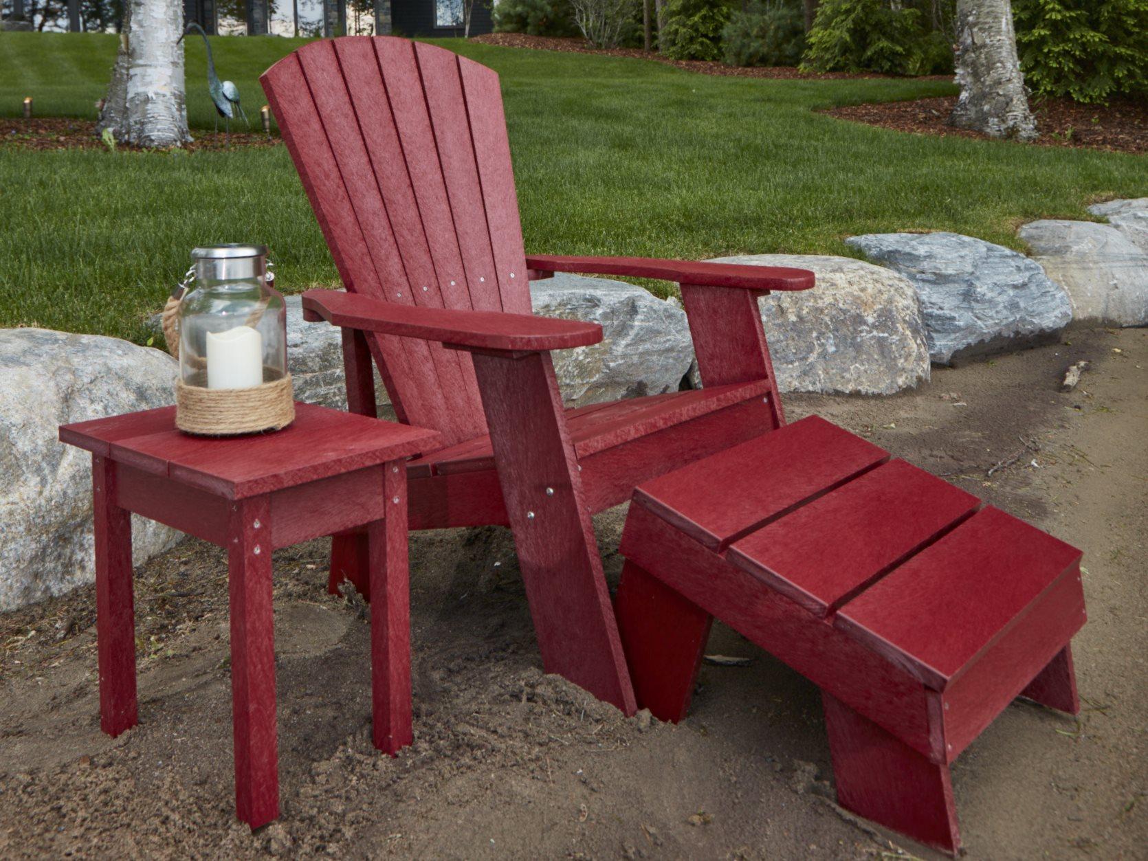 Capterra Casual Recycled Plastic Adirondack Set