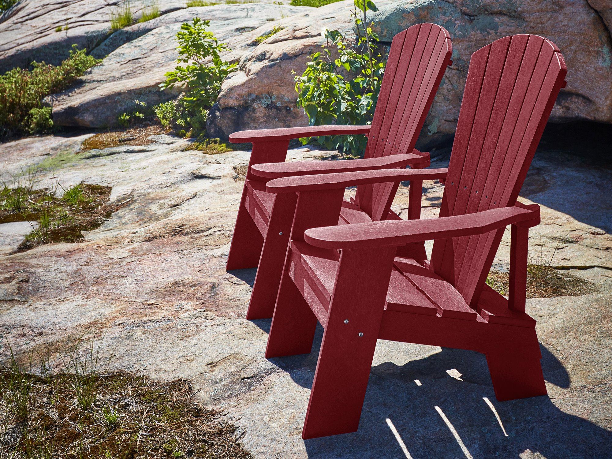 Capterra Casual Recycled Plastic Adirondack Set