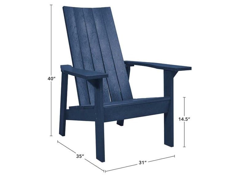 Capterra Casual Recycled Plastic Outdoor Adirondack Chair