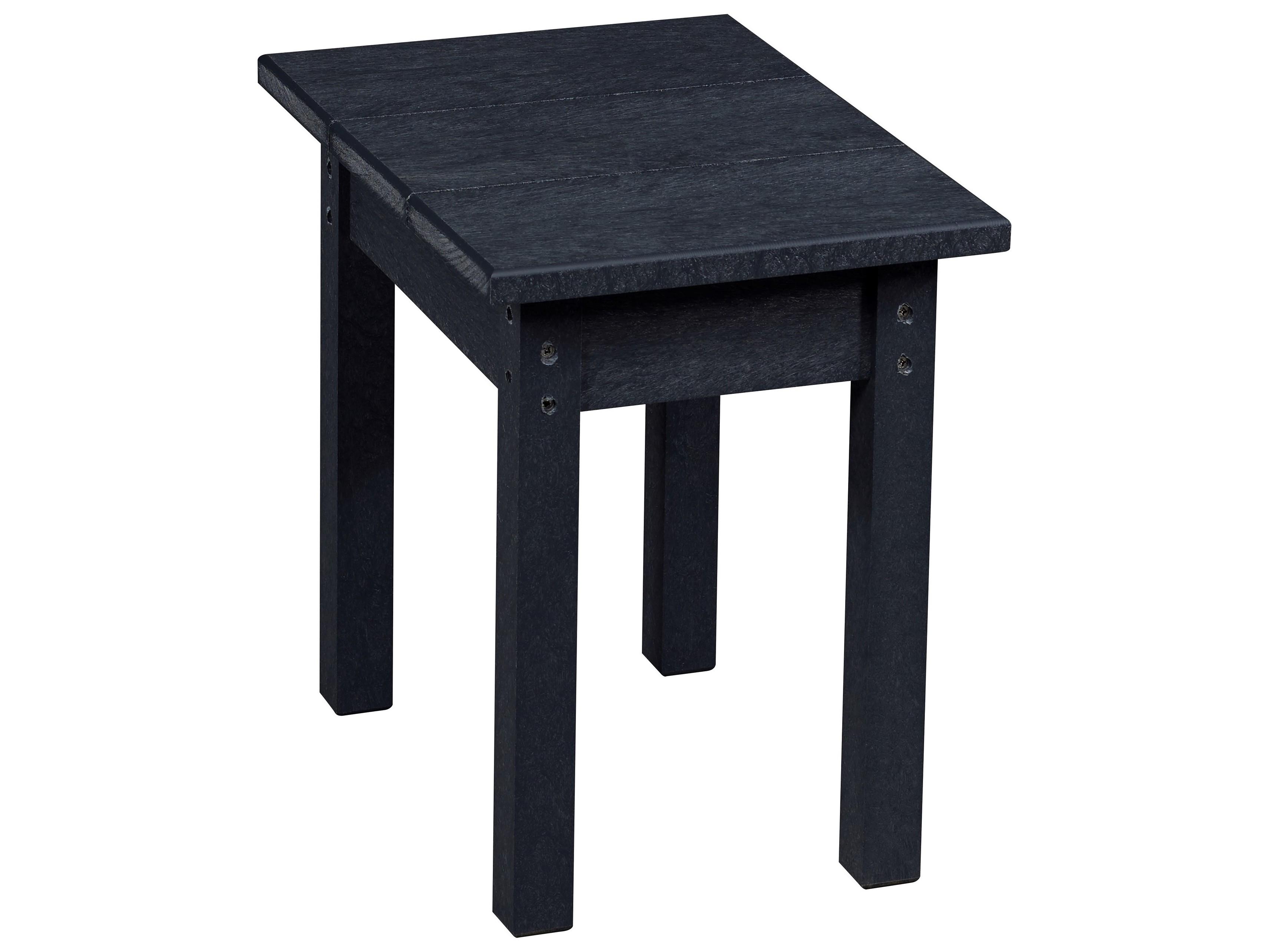 Capterra Casual Recycled Plastic Square Outdoor Patio End Table
