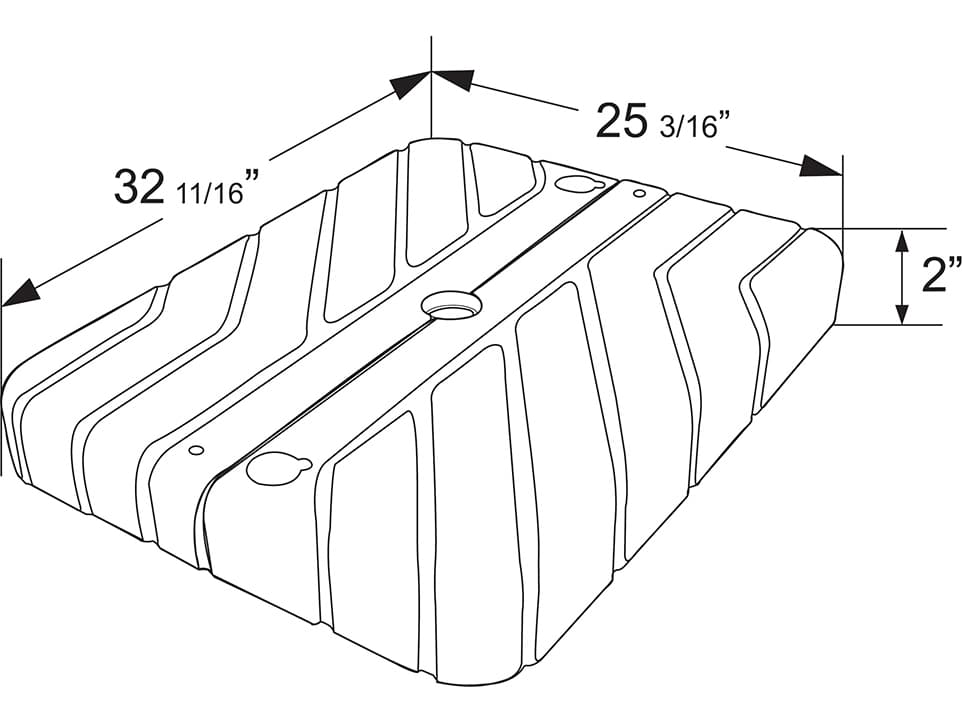 California Umbrella Quick Ship Resin 2 Section Fillable Umbrella Base