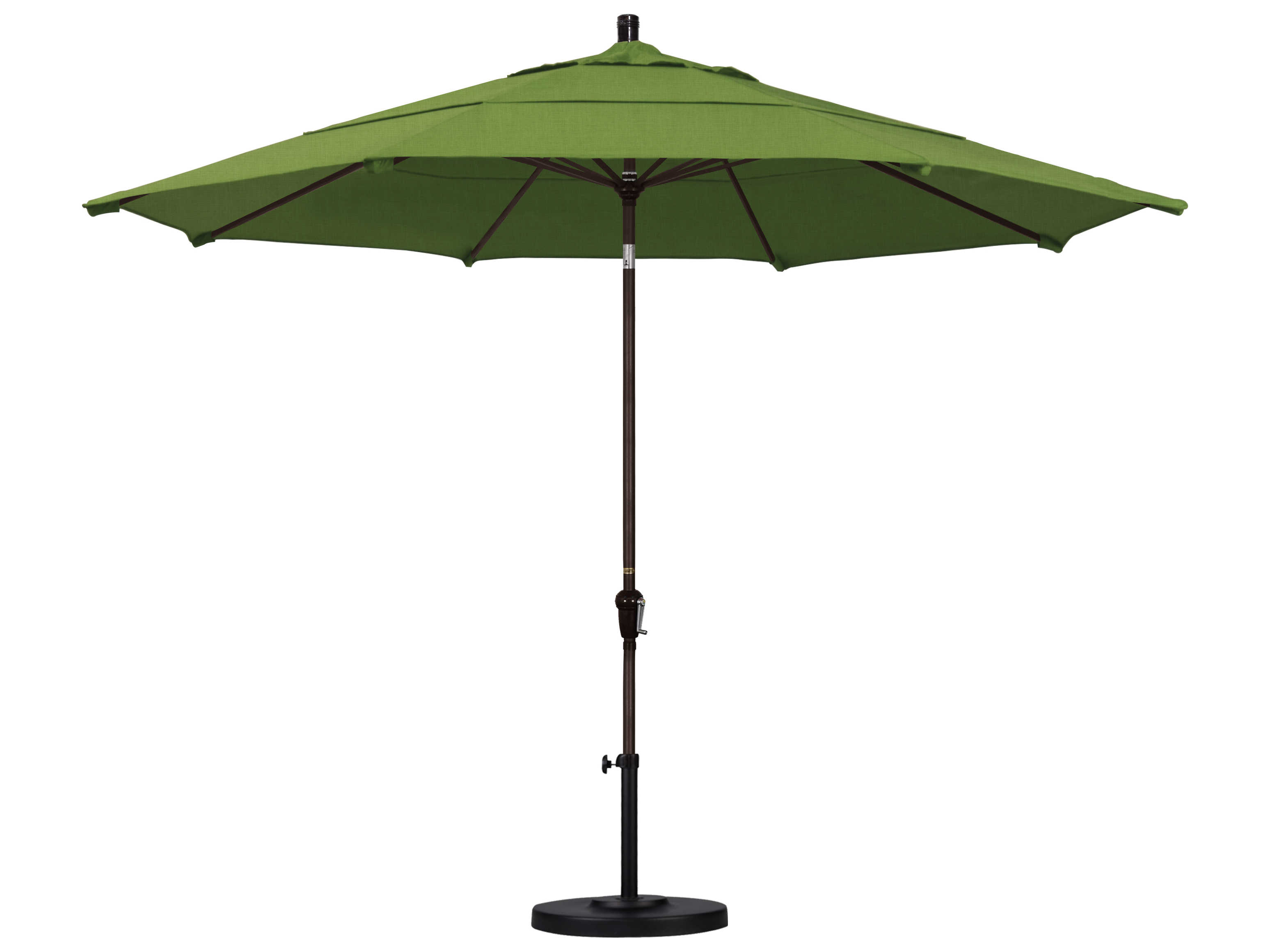California Outdoor Umbrella Custom Sunset Series 11 Foot Octagon Market Aluminum Outdoor Umbrella with Crank Lift System