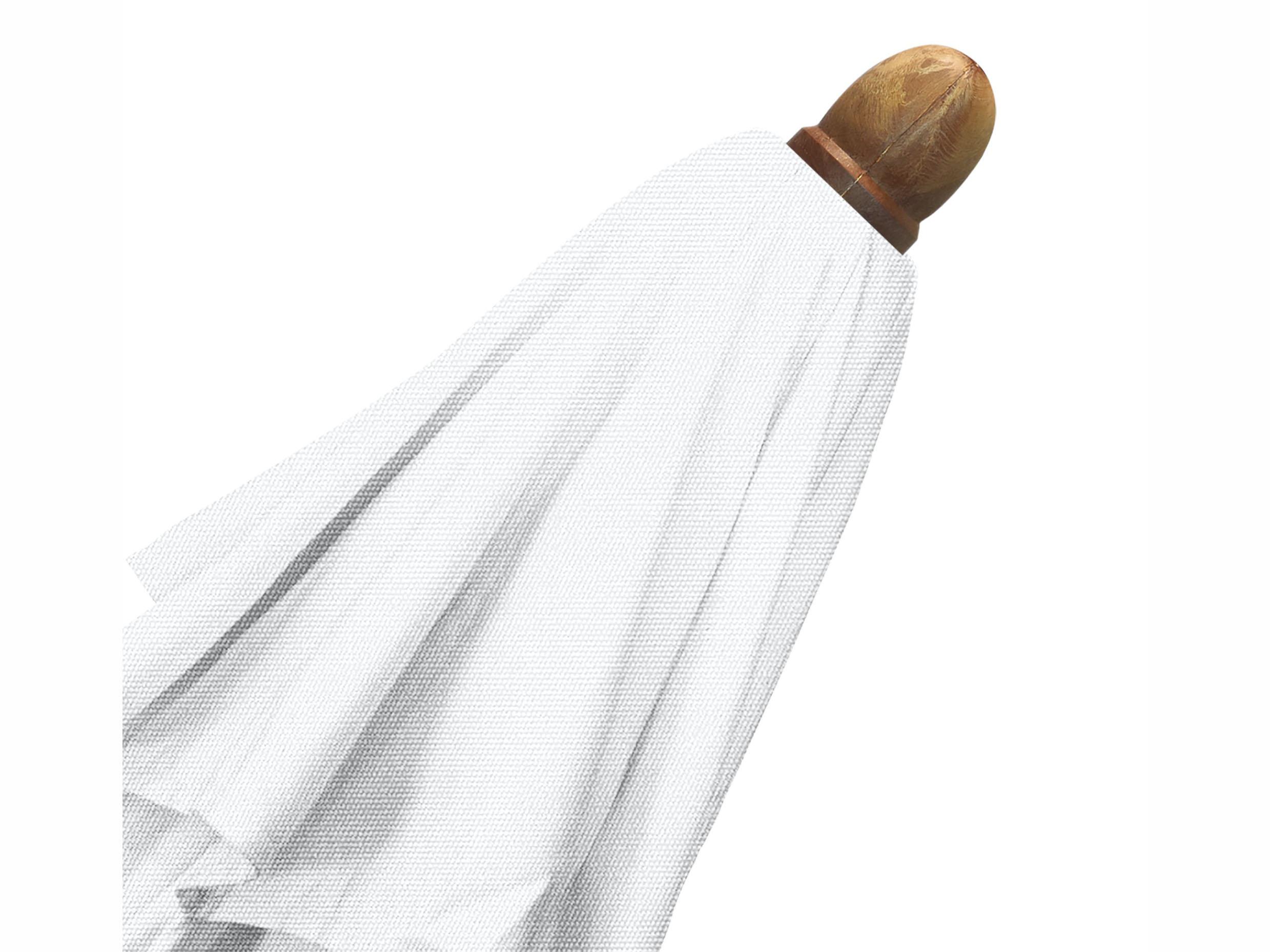 California Patio Umbrella Custom Madera Series Faux Wood Aluminum Market 11 Foot Octagon Pulley Lift Patio Umbrella