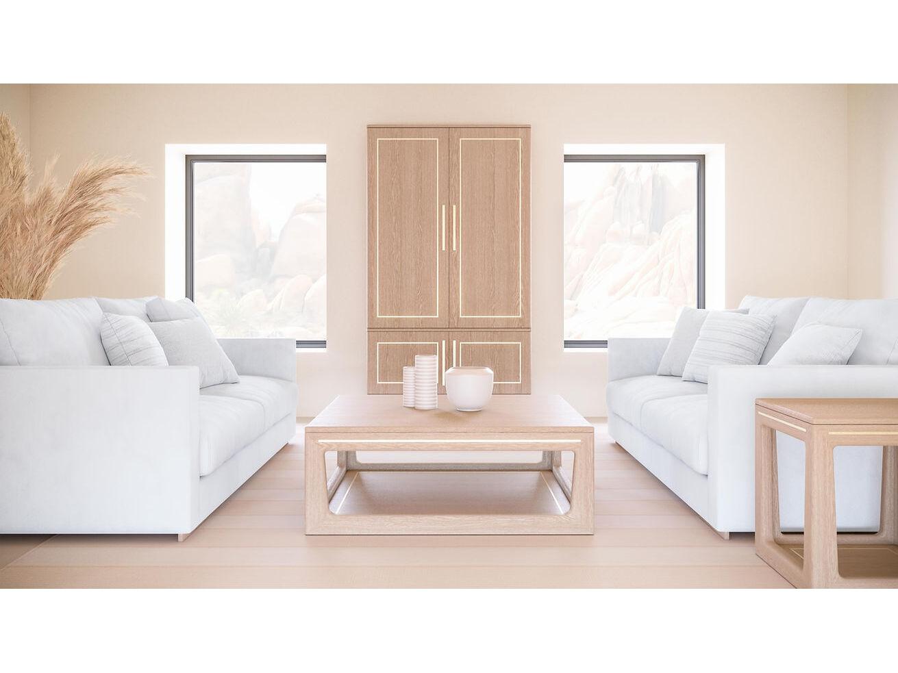 Case & Canvas Angelo Square Wood Coffee Table