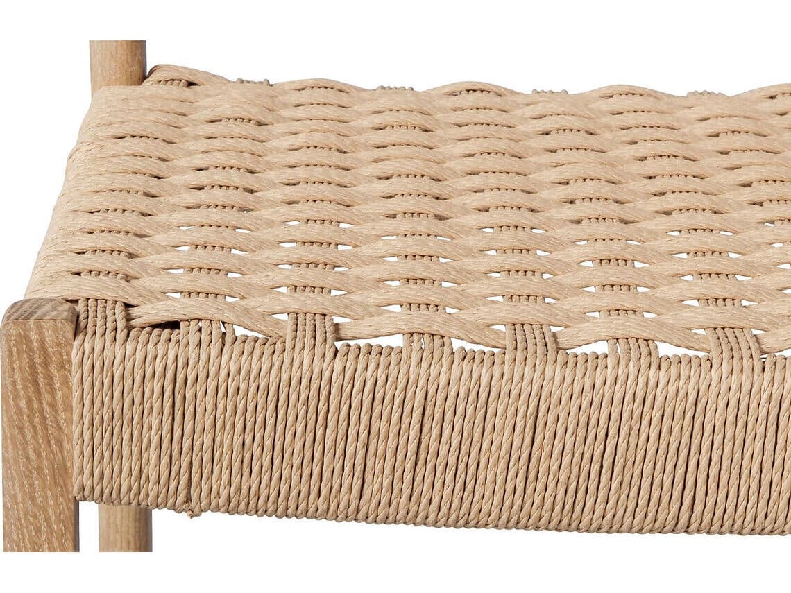 Case & Canvas Angelo Oak Wood Side Dining Chair