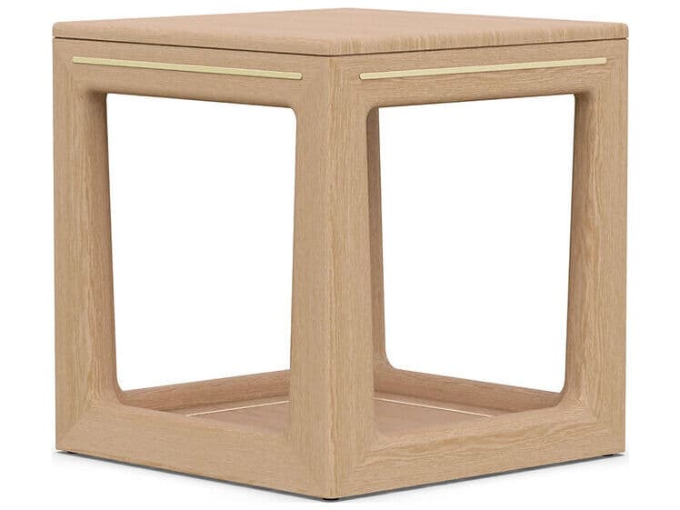 Case & Canvas Angelo Square Wood End Table