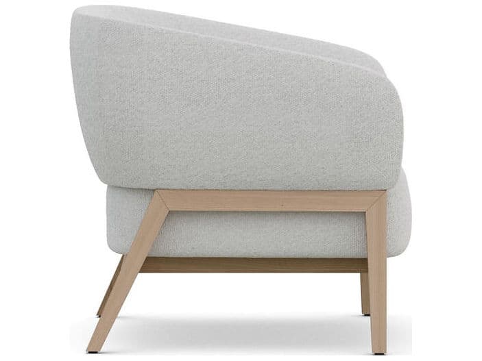 Case & Canvas Bowie Gray Fabric Accent Chair