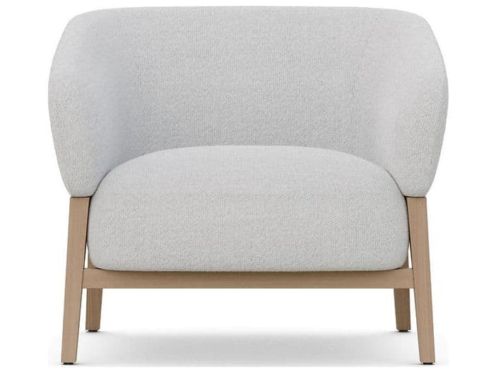 Case & Canvas Bowie Gray Fabric Accent Chair