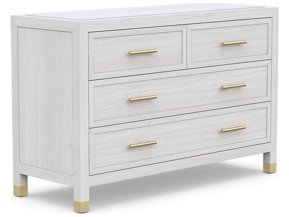 Case & Canvas Corpus 4-Drawers Gray Poplar Wood Dresser