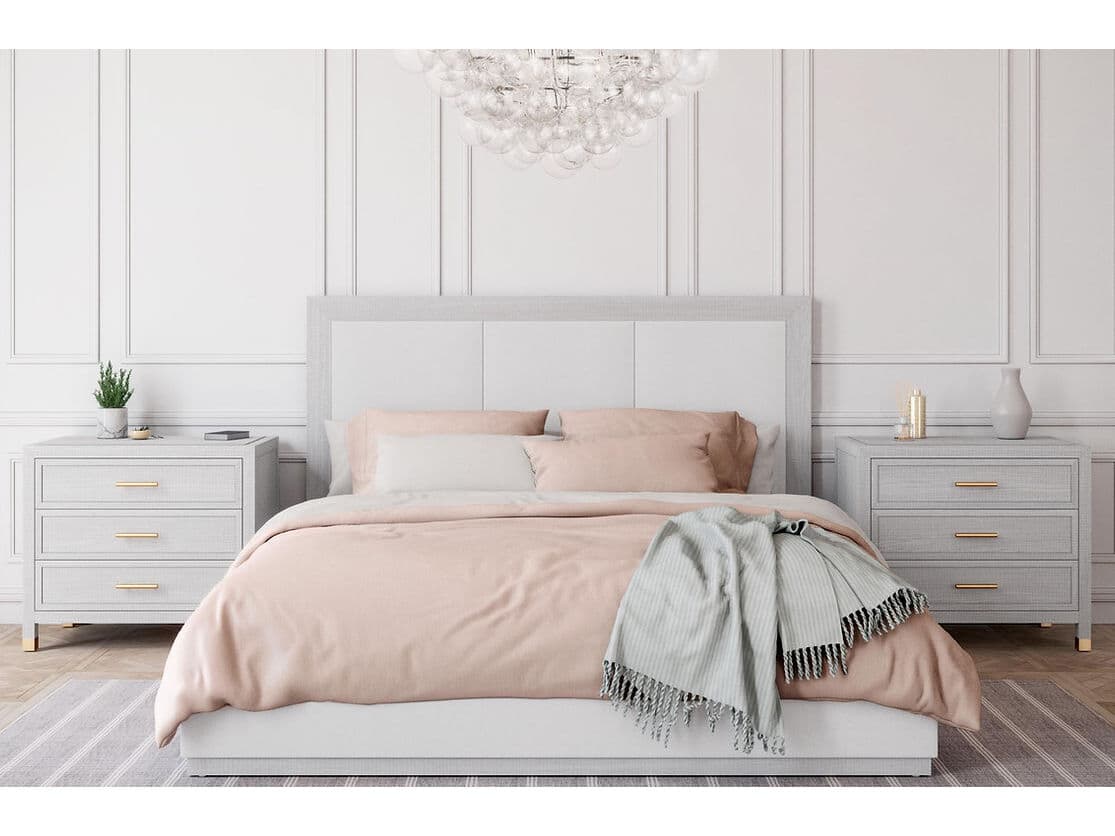 Case & Canvas Corpus White Poplar Wood Queen Platform Bed