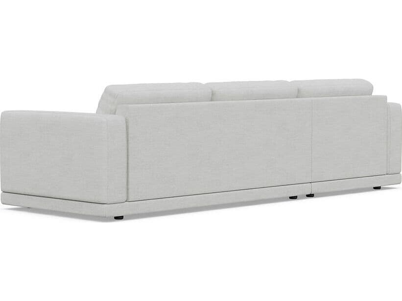 Case & Canvas Tribeca Gray Upholstered Sofa