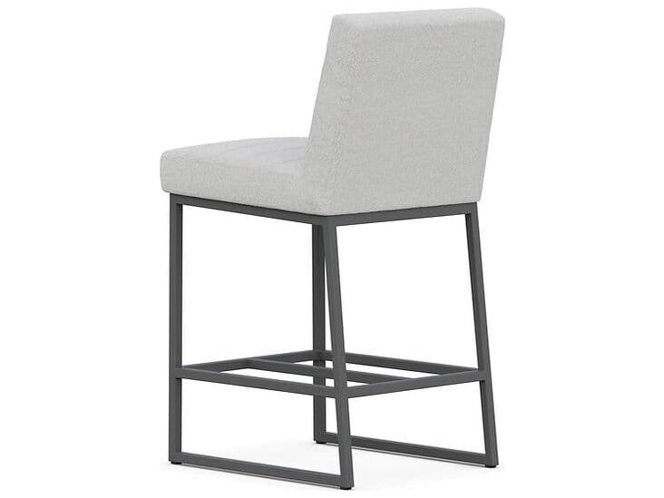 Case & Canvas Mason Upholstered Ply Wood Counter Stool