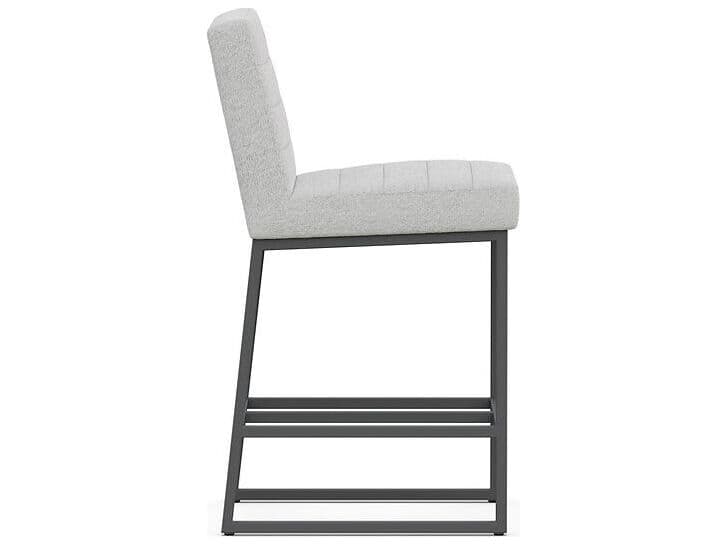 Case & Canvas Mason Upholstered Ply Wood Counter Stool