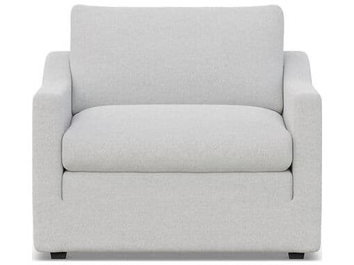 Case & Canvas Travis Gray Fabric Accent Chair