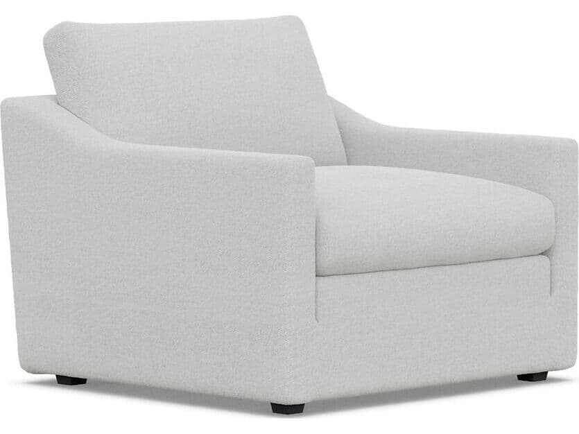 Case & Canvas Travis Gray Fabric Accent Chair