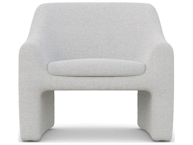 Case & Canvas Wimberley Gray Fabric Accent Chair