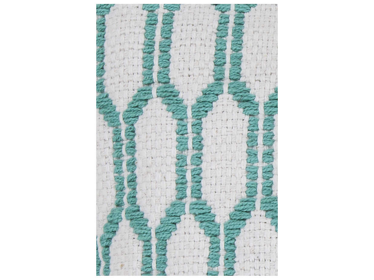 Chandra White Blue Pillow