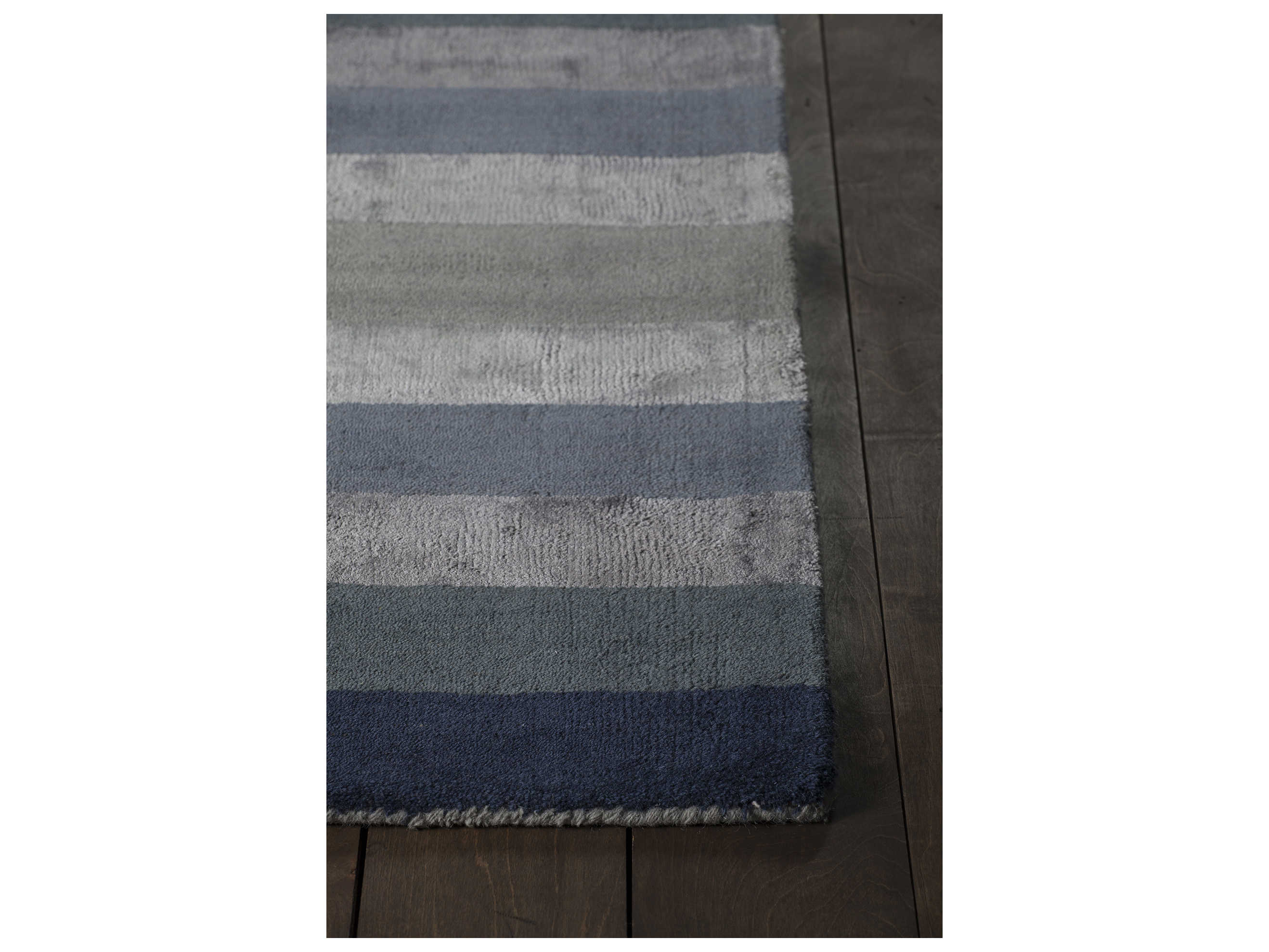 Chandra Gardenia Striped Area Rug