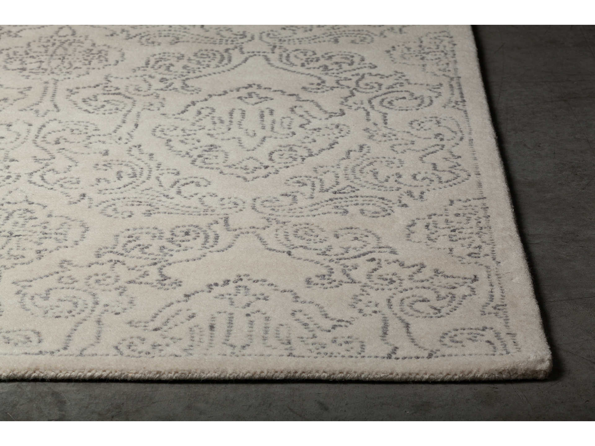 Chandra Hailee Damask Area Rug