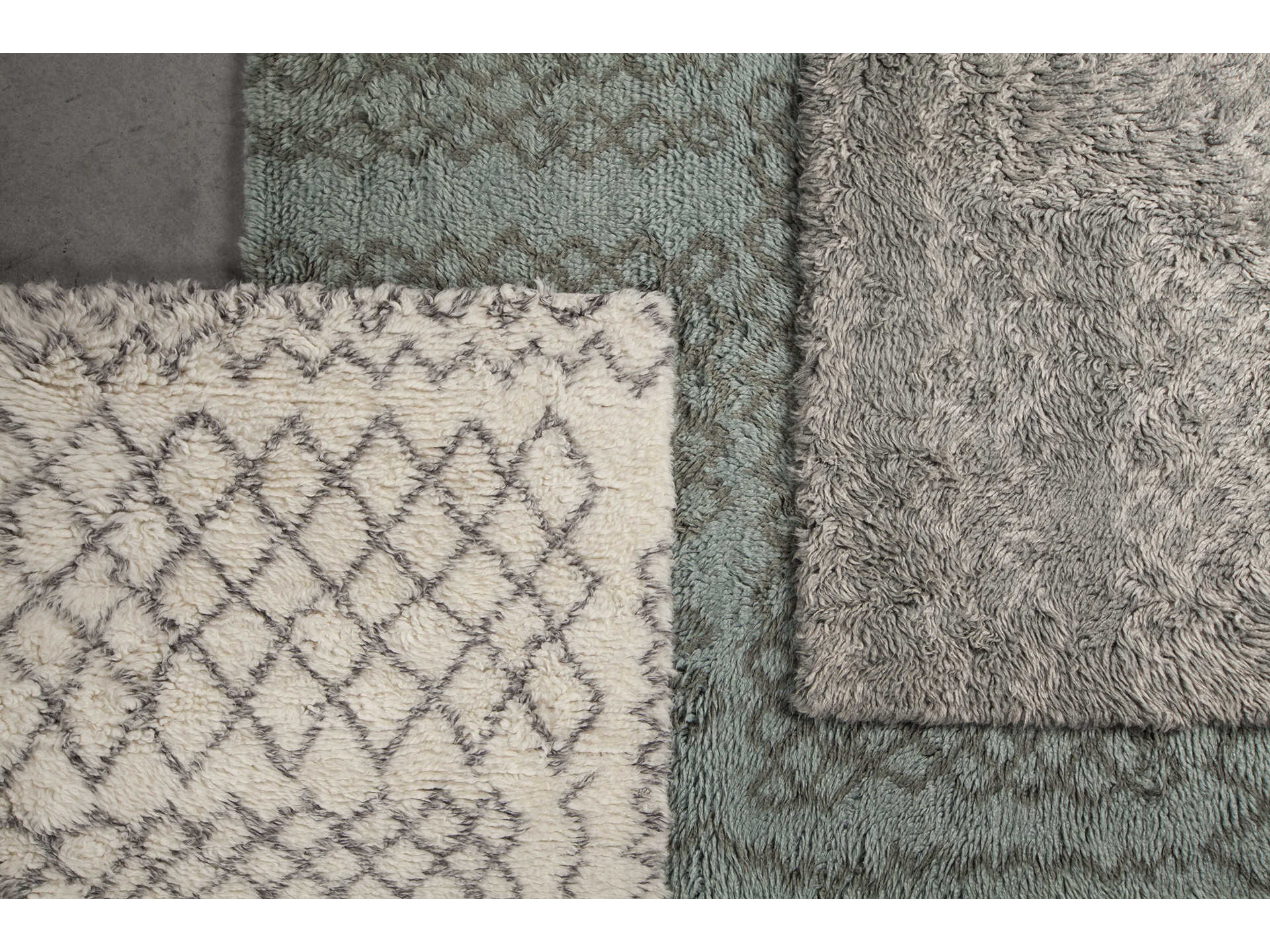 Chandra Jeri Shag Geometric Area Rug