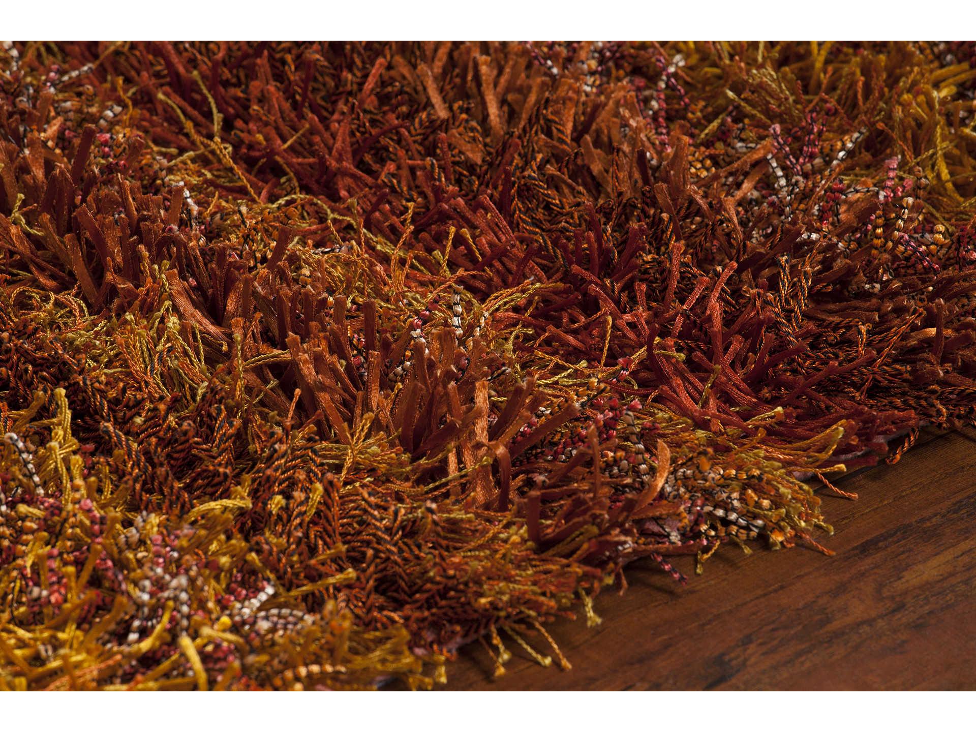 Chandra Kubu Shag Striped Area Rug