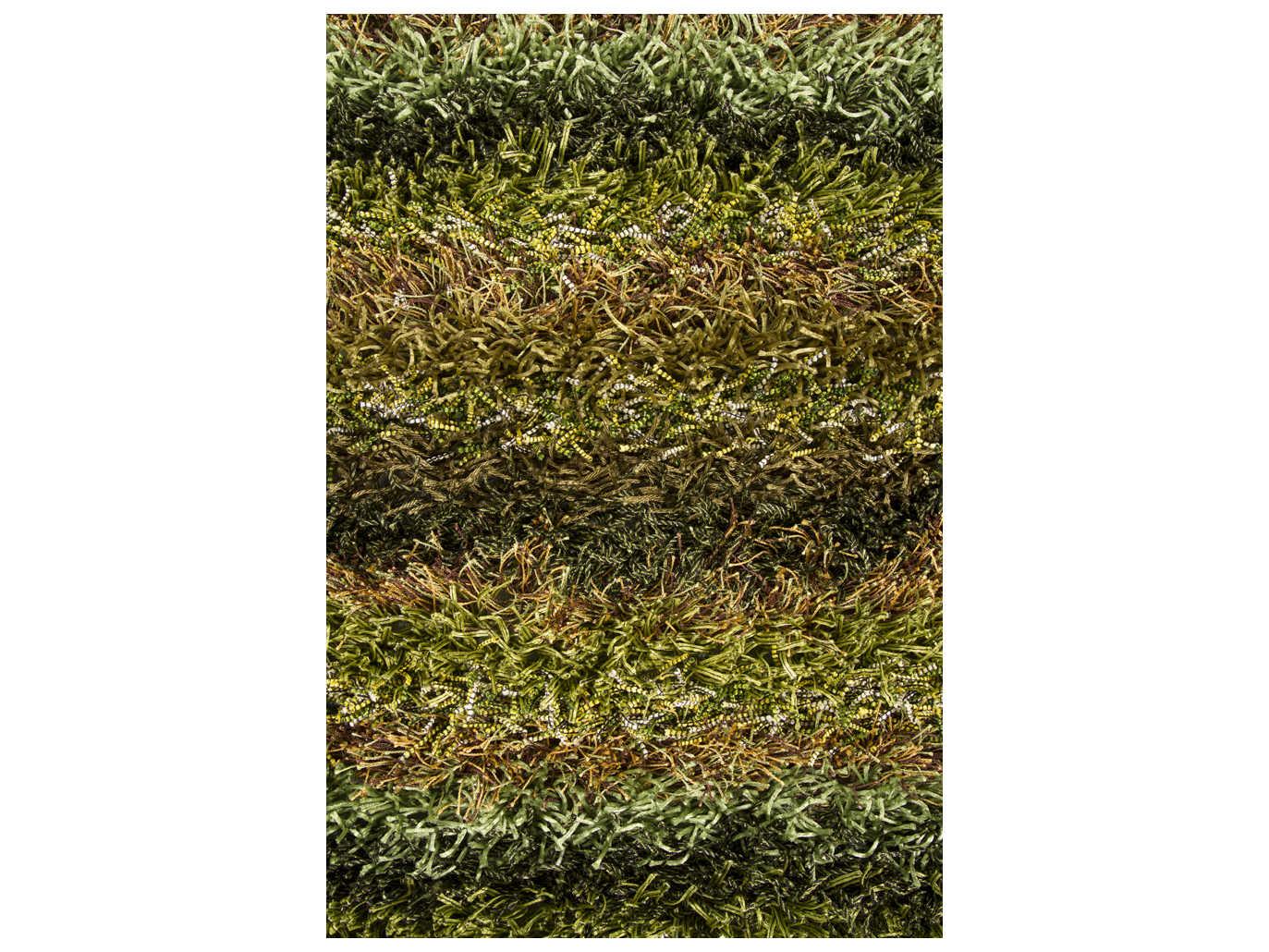 Chandra Kubu Shag Striped Area Rug