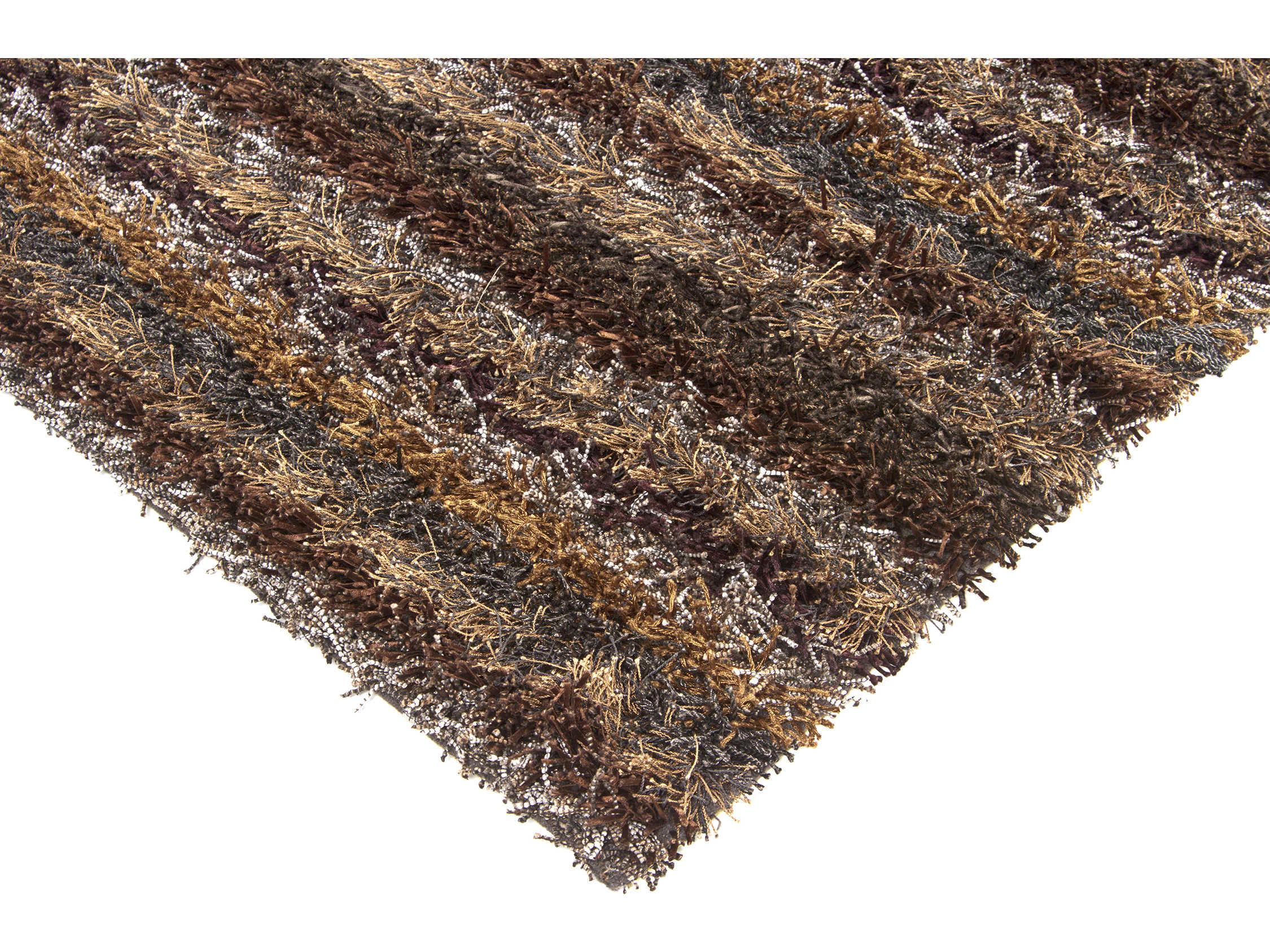 Chandra Kubu Shag Striped Area Rug