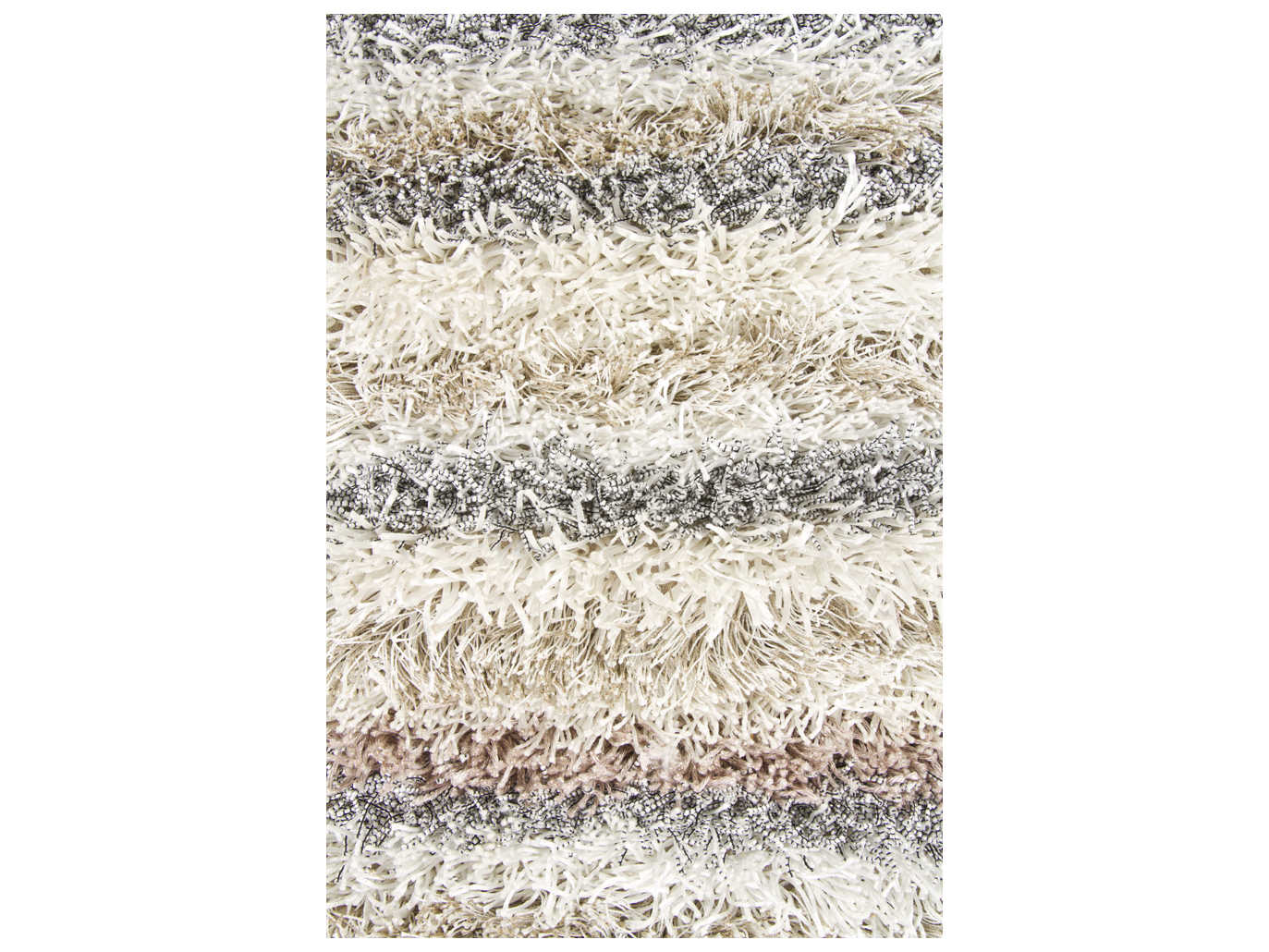 Chandra Kubu Shag Striped Area Rug