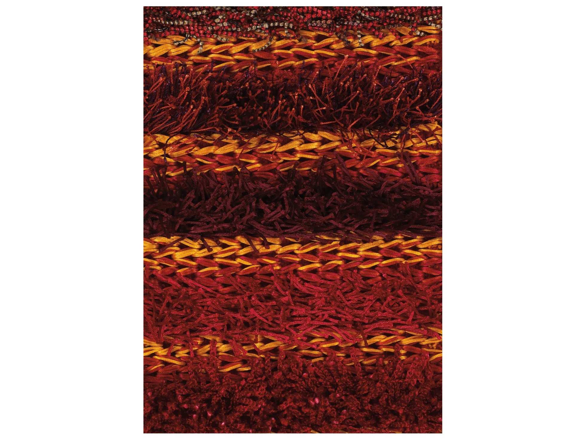 Chandra Lavasa Shag Striped Area Rug