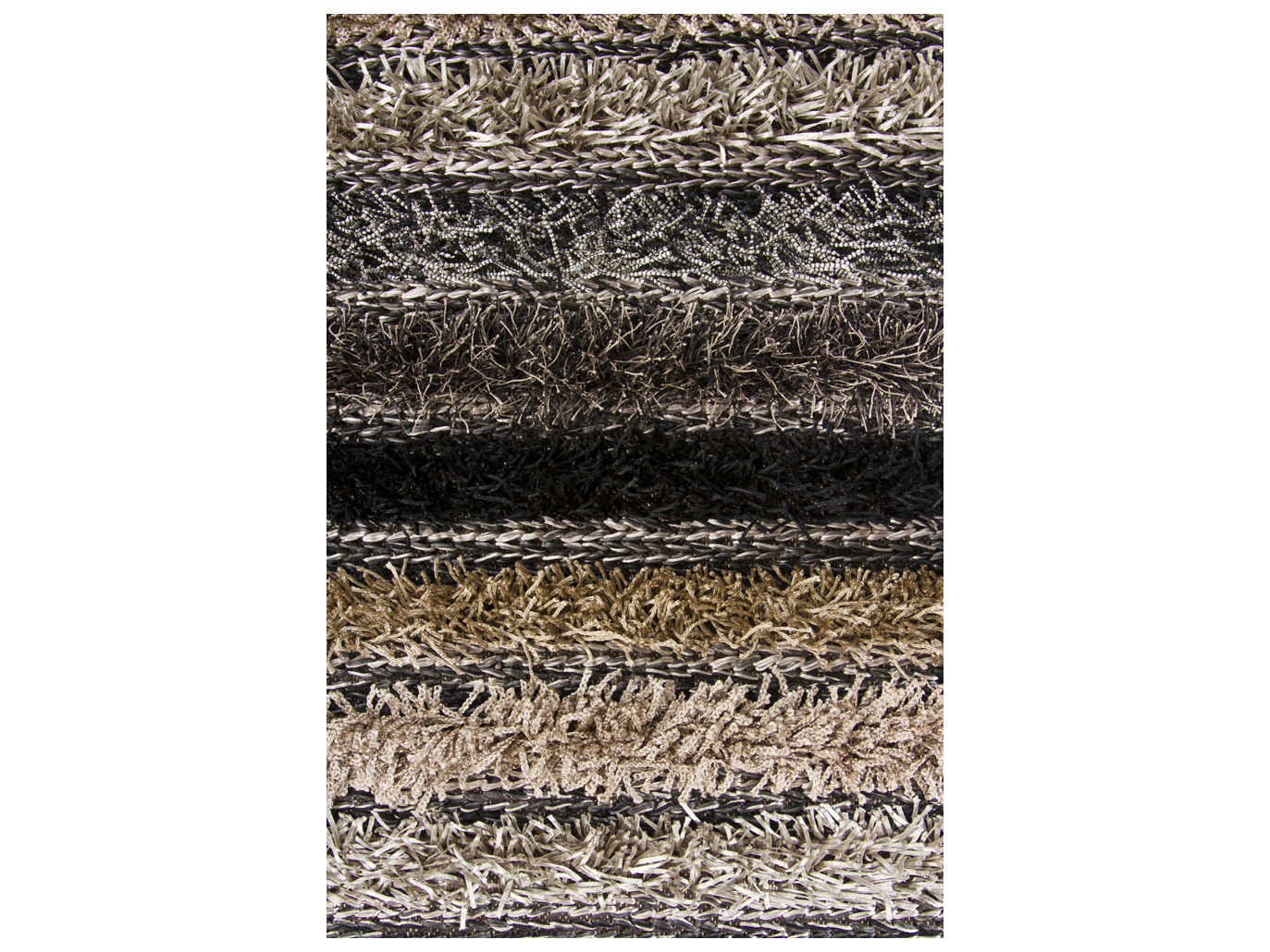 Chandra Lavasa Shag Striped Area Rug