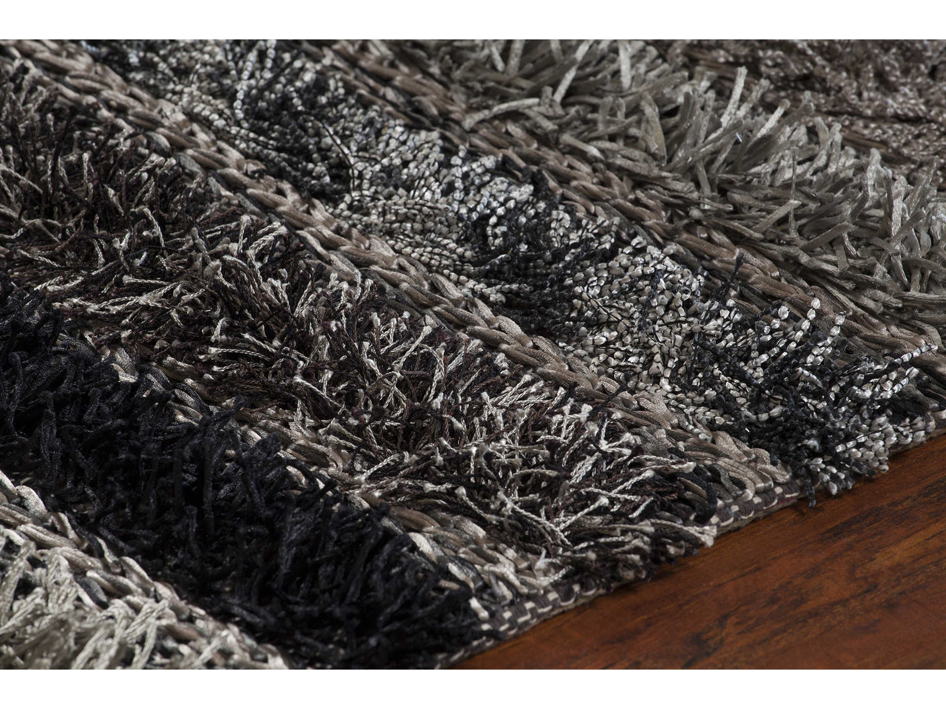 Chandra Lavasa Shag Striped Area Rug