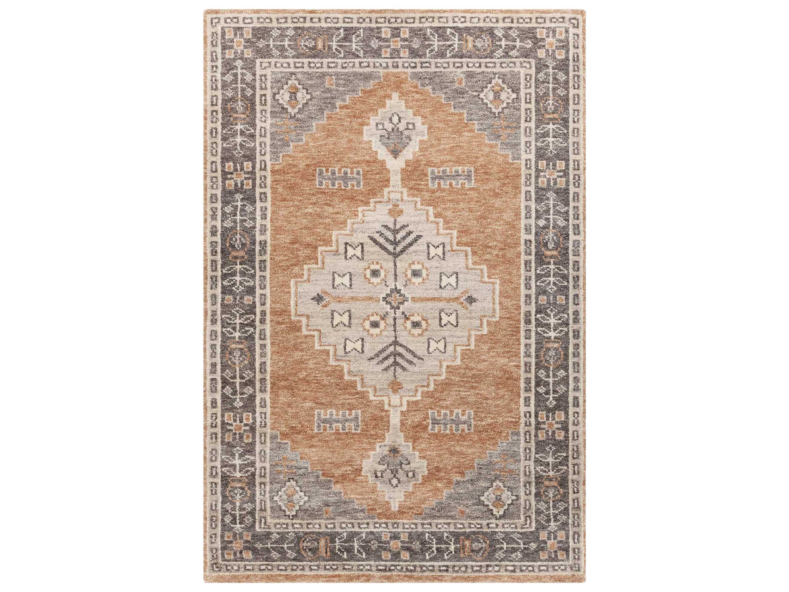 Chandra Leela Bordered Area Rug