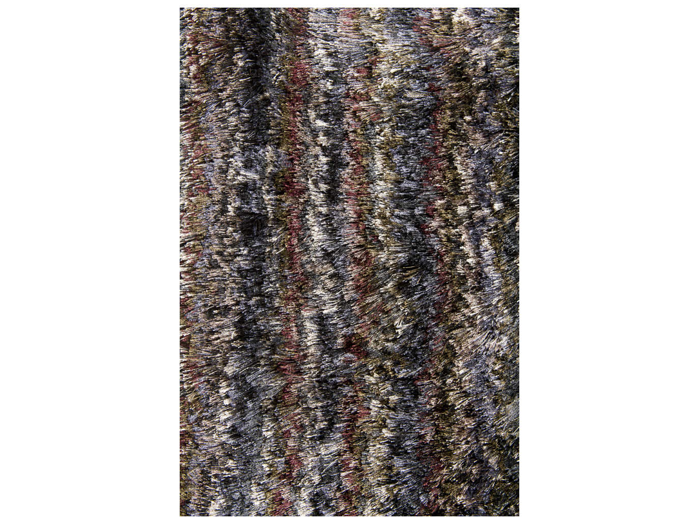 Chandra Savona Shag Striped Area Rug