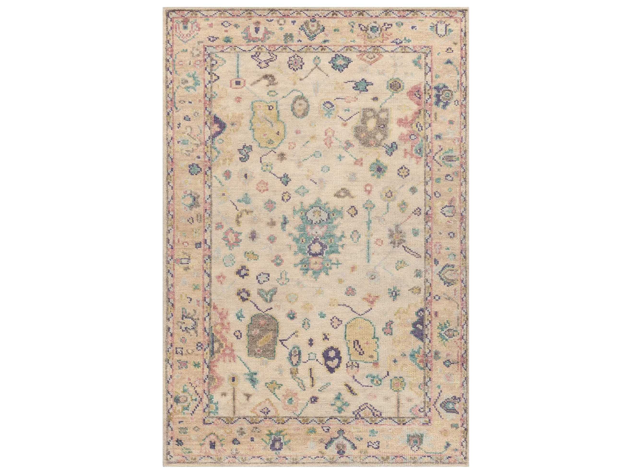 Chandra Wendi Bordered Area Rug
