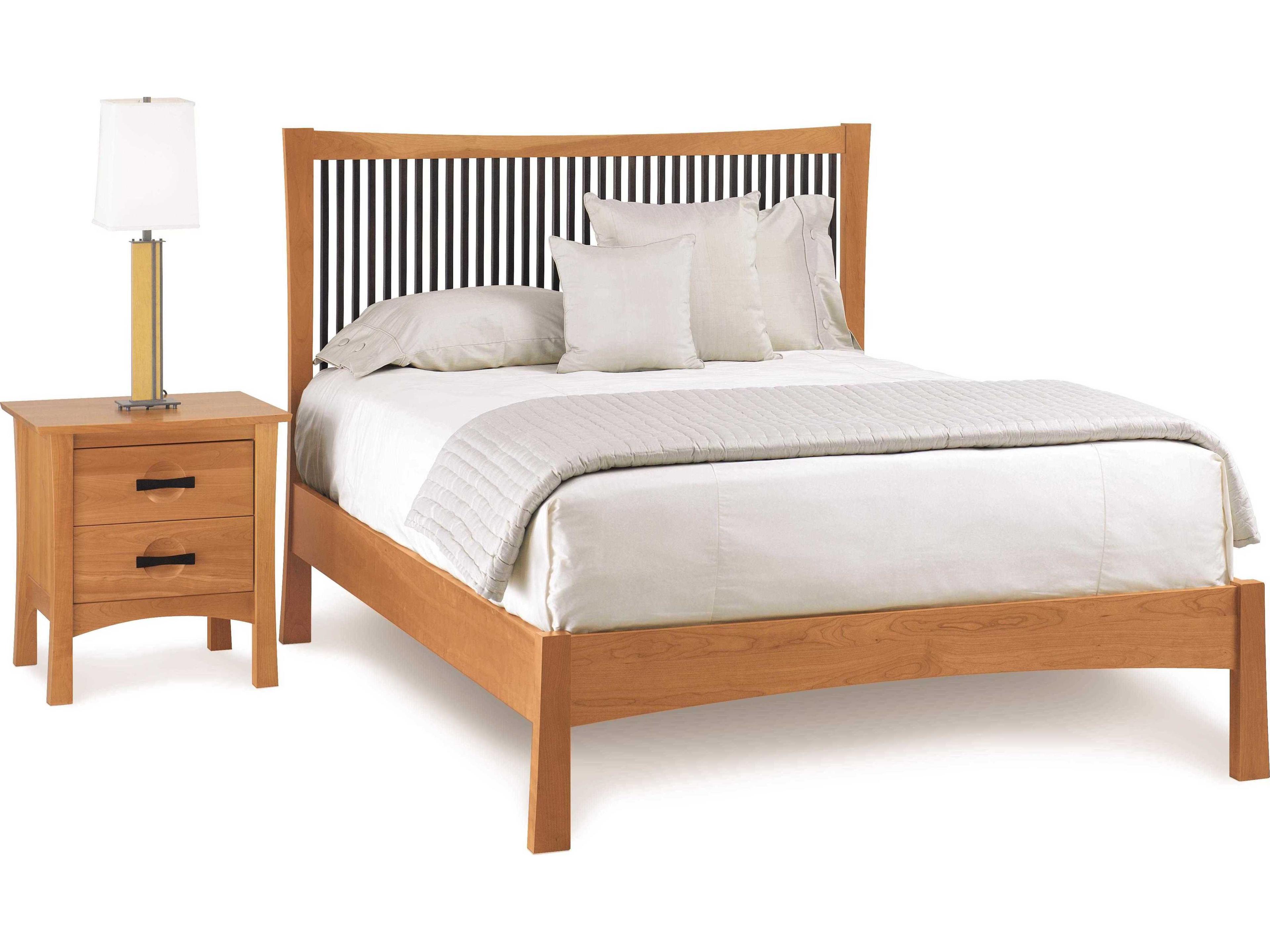 Copeland Berkeley Platform Full Bed with Walnut Spindles