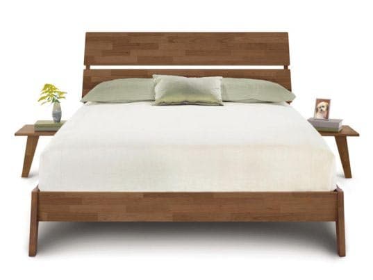 Copeland Linn Brown Solid Wood Twin Platform Bed