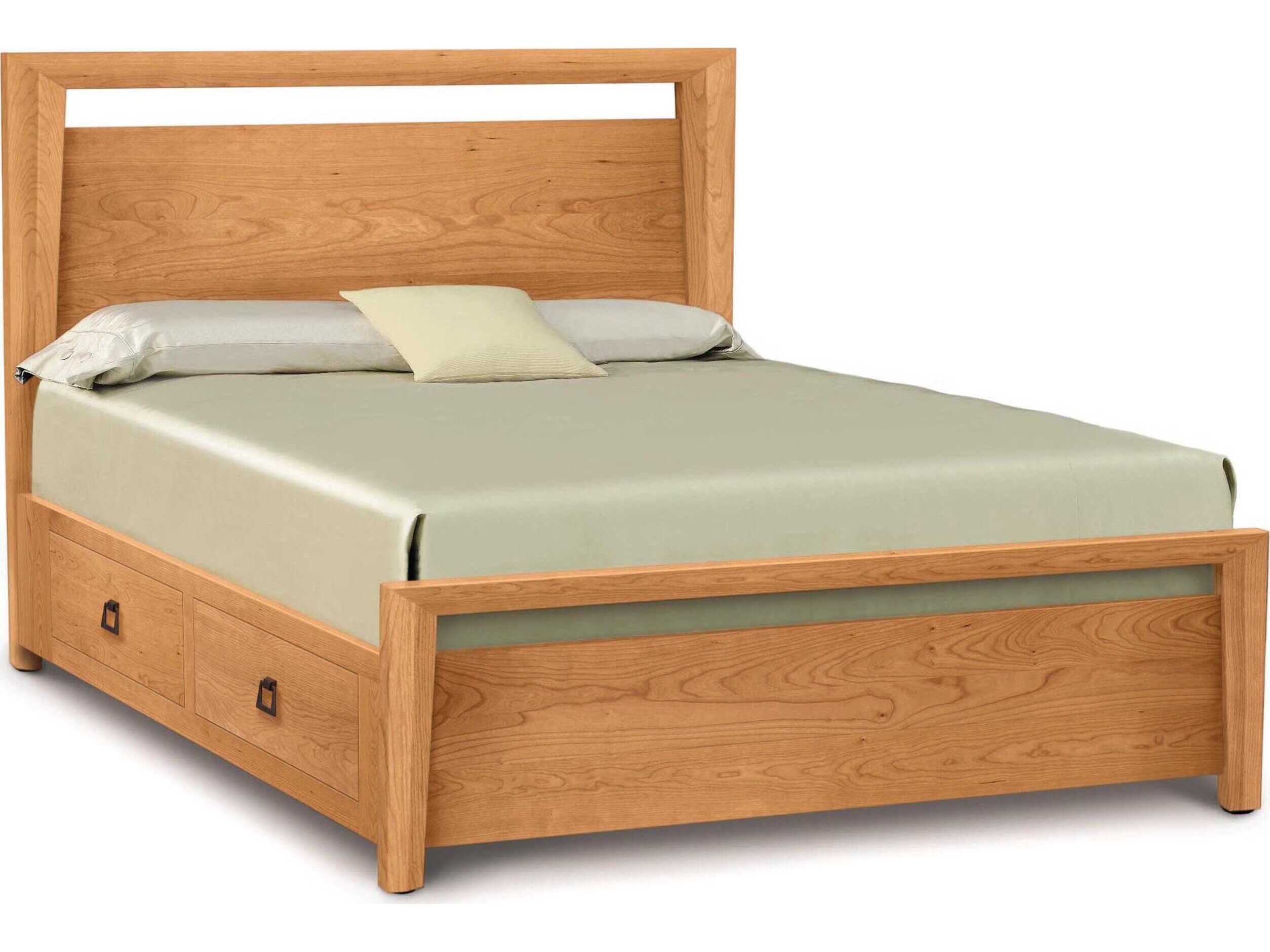 Copeland Mansfield Brown Solid Wood Queen Platform Bed