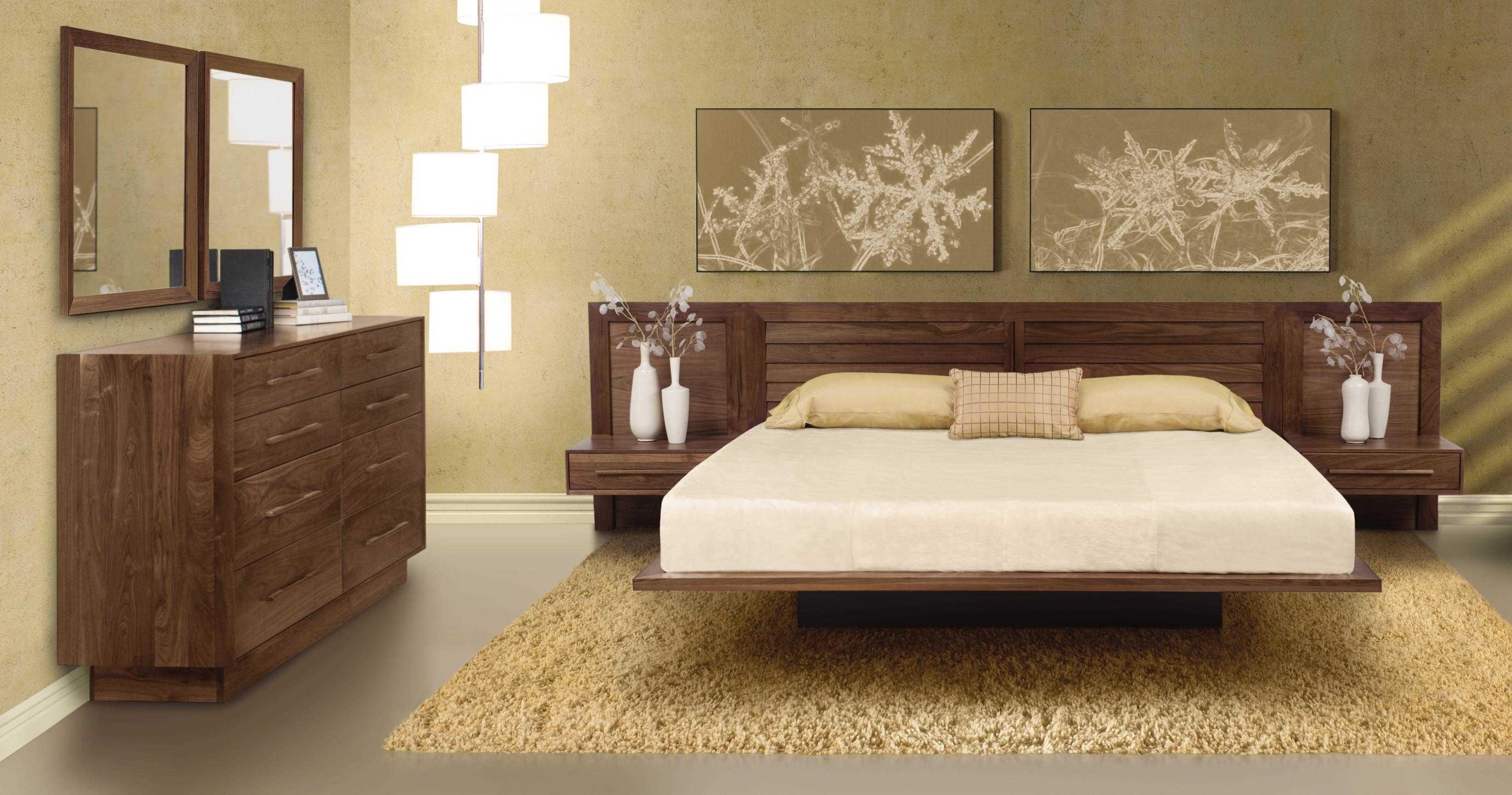 Copeland Moduluxe Platform Queen Bed with High Headborad