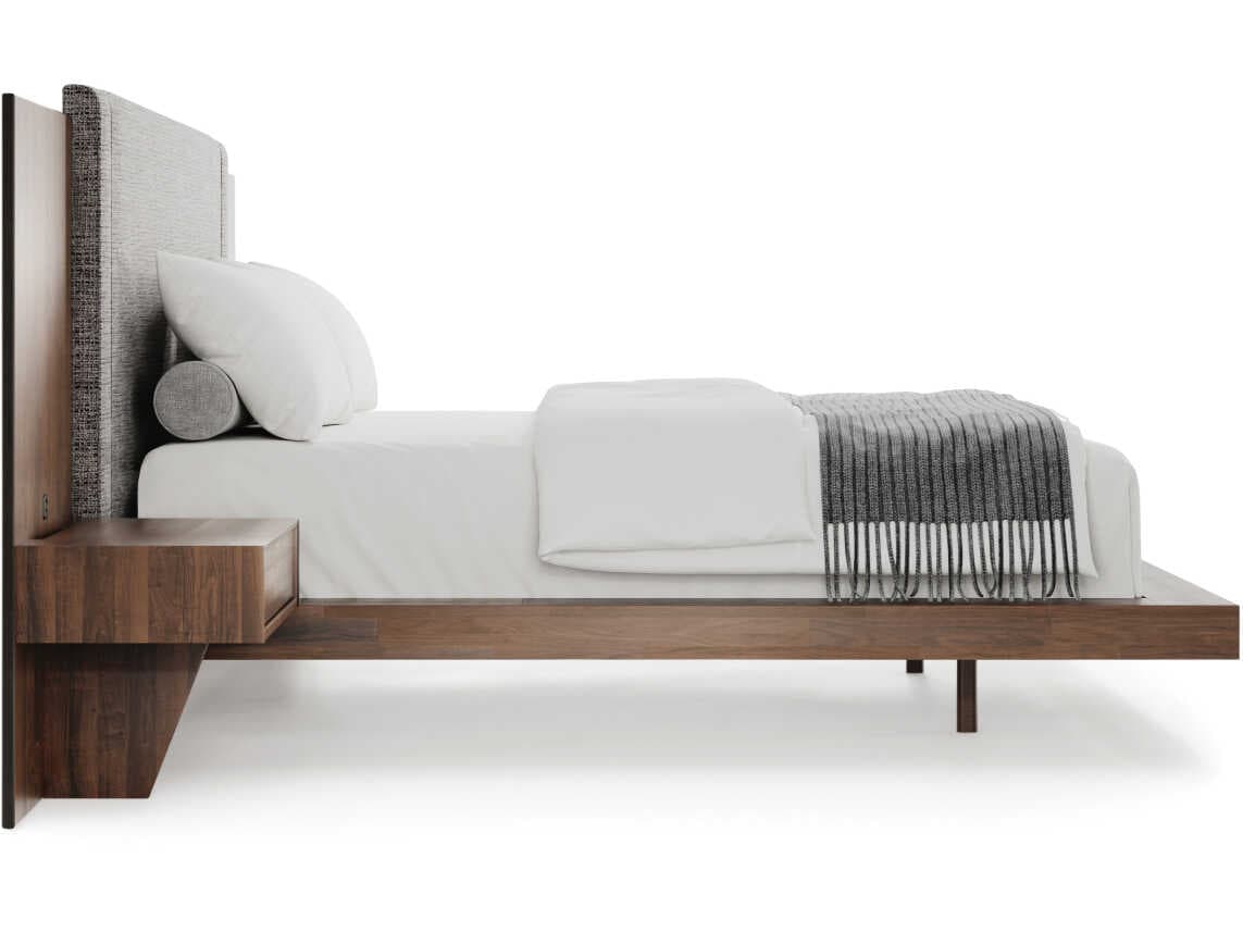 Copeland Savoy Natural Walnut Solid Wood King Platform Bed