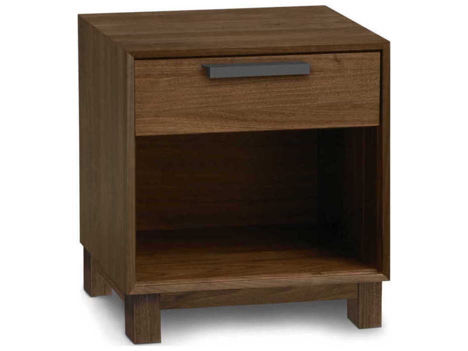 Copeland Savoy 1-Drawer Brown Walnut Wood Nightstand