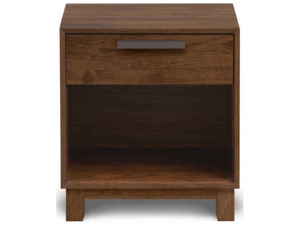 Copeland Savoy 1-Drawer Brown Walnut Wood Nightstand