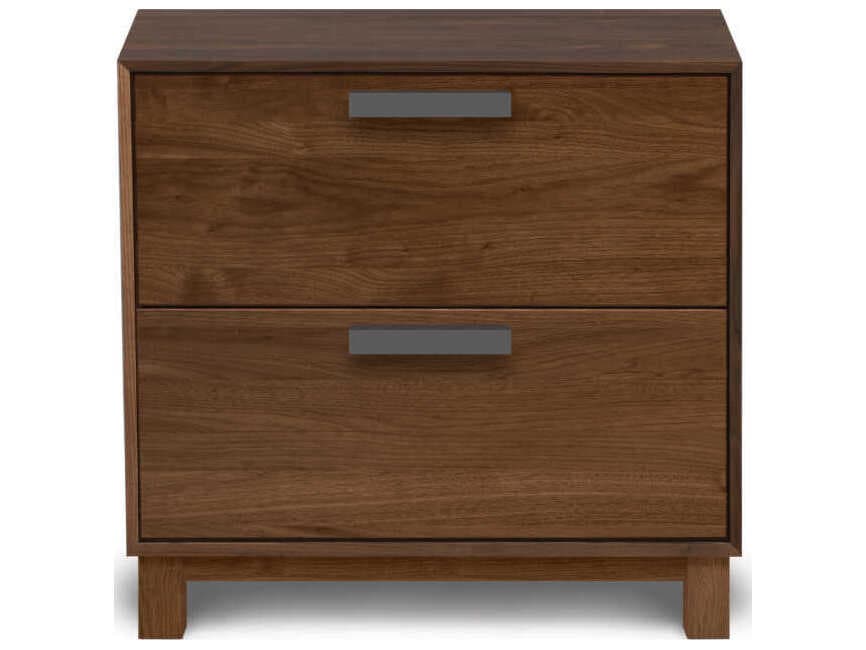 Copeland Savoy 2-Drawers Brown Walnut Wood Nightstand