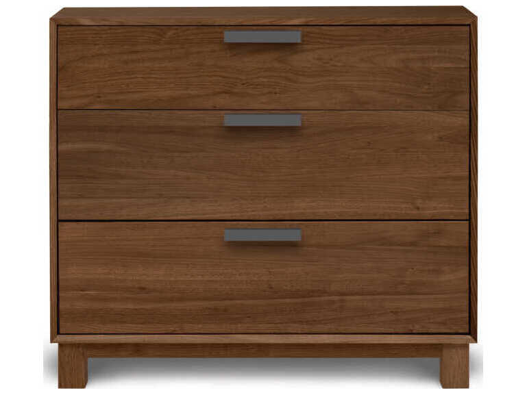 Copeland Savoy 3-Drawers Brown Walnut Wood Dresser
