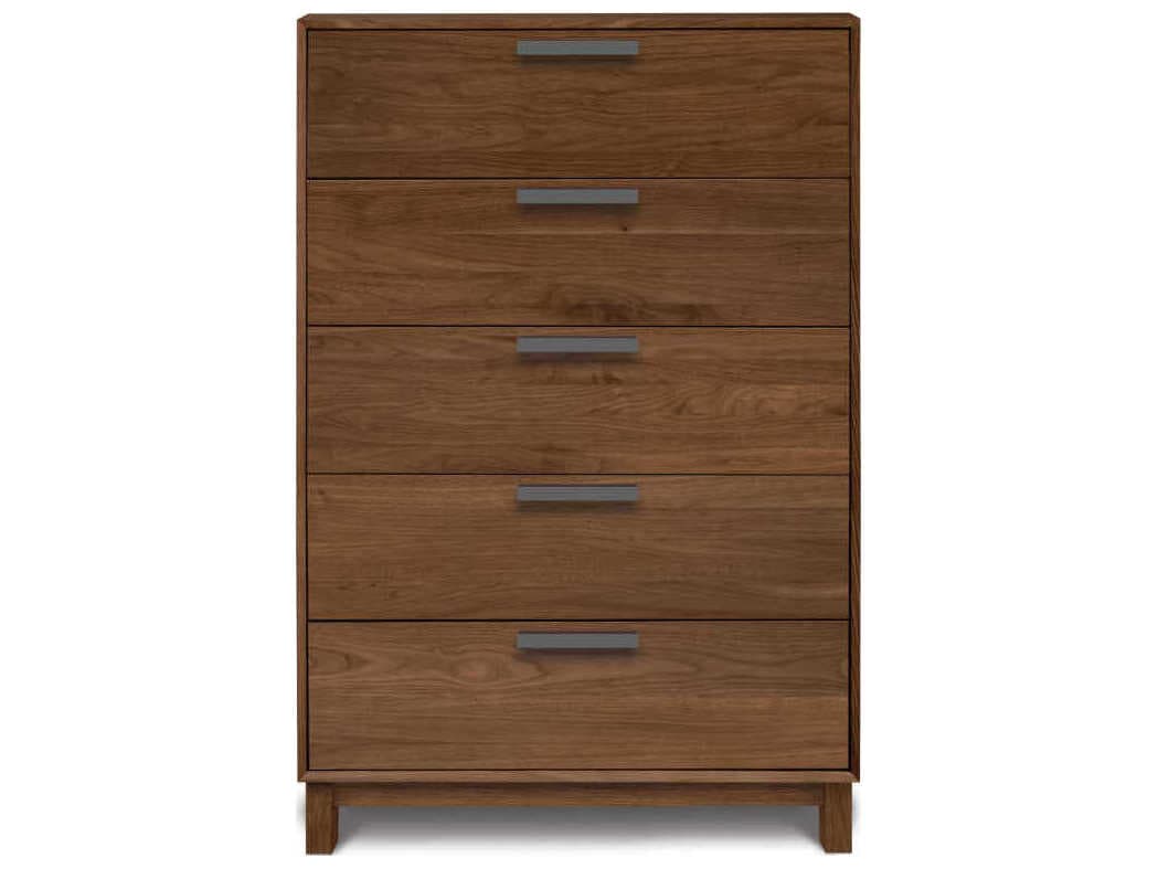 Copeland Savoy 5-Drawers Brown Walnut Wood Dresser