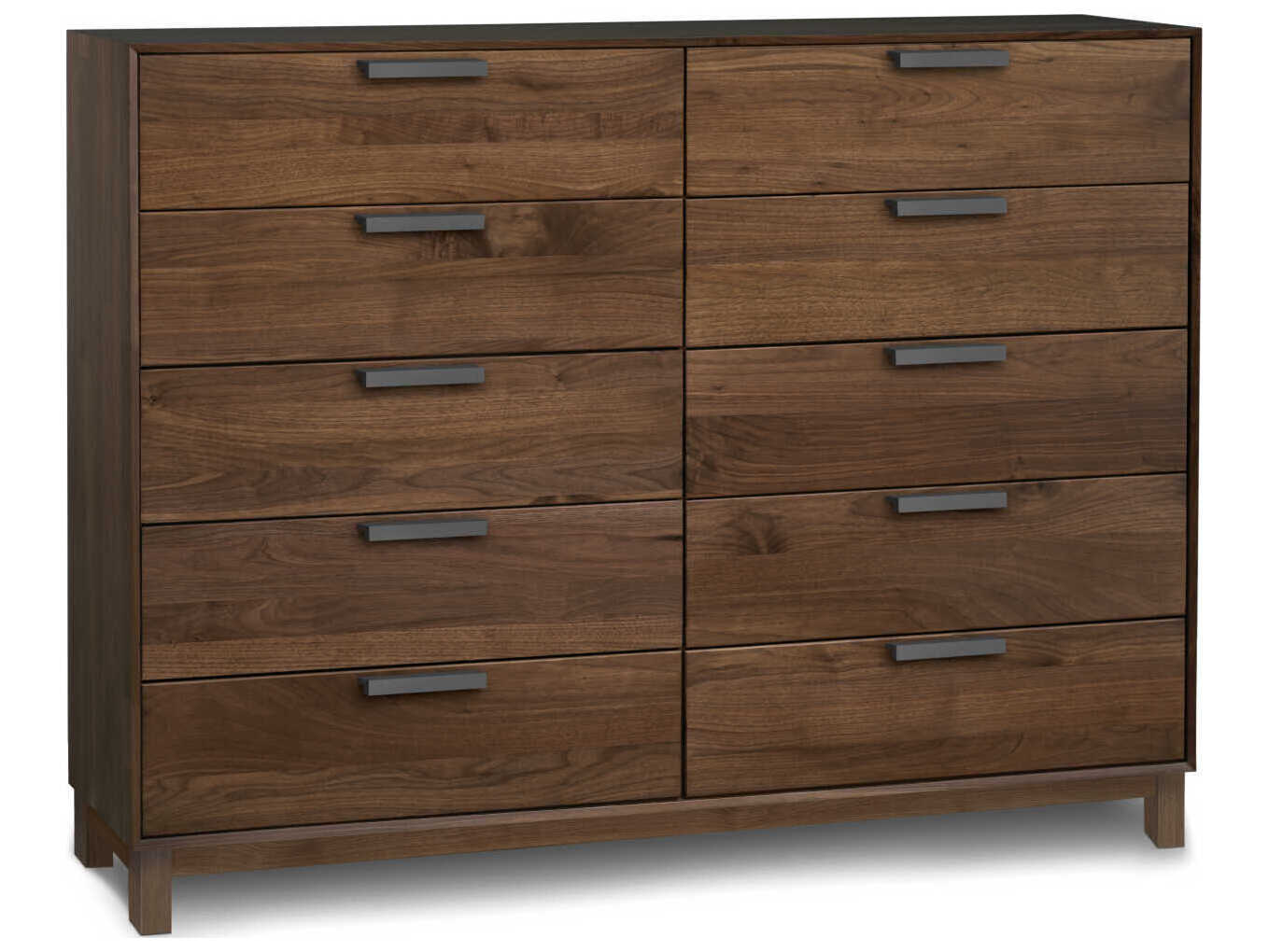Copeland Savoy Brown Walnut Wood Double Dresser